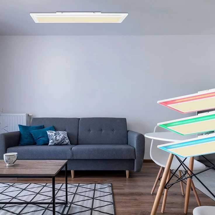 LED Deckenlampe, Farbwechsler, Dimmbar, Länge 85 cm – Bild 8