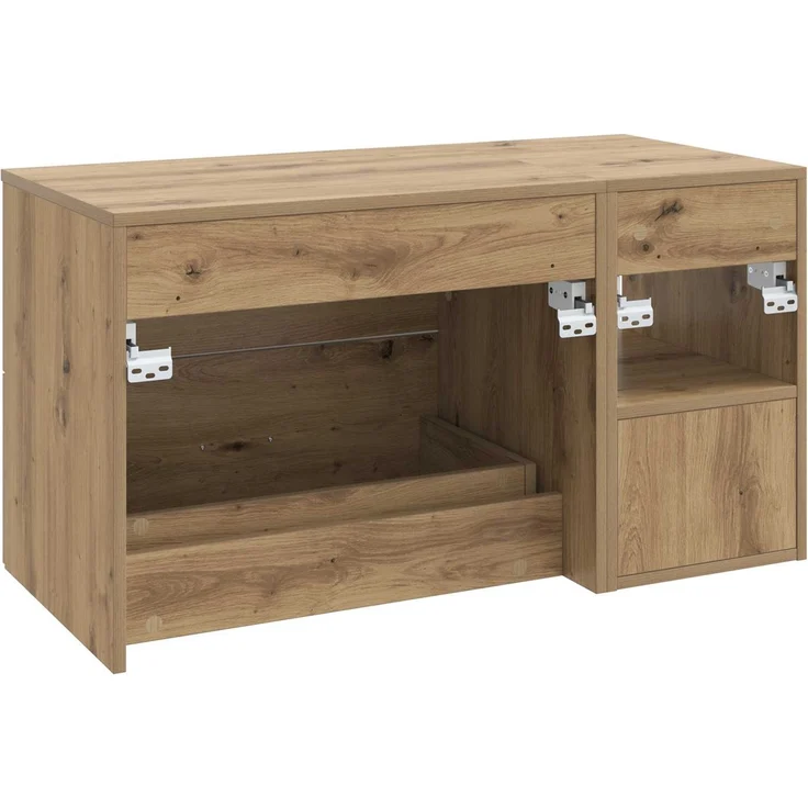 vidaXL Badezimmermöbel-Set zur Wandmontage 2 stk. Artisan-Eiche 3403943 – Bild 6