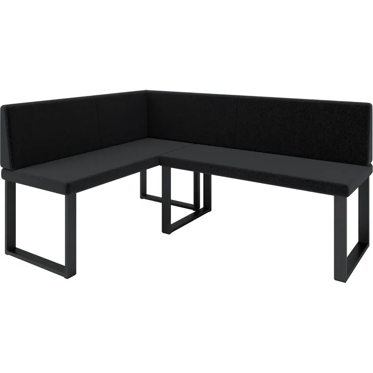 Eckbank Akiko Metal - Eckbankgruppe für Ihrem Esszimmer, Küche modern, Sitzecke, Essecke. Perfekt für Küche, Büro und Rezeption. Solide und Starke Verarbeitung. (INARI 100, 142x196 cm Links)
