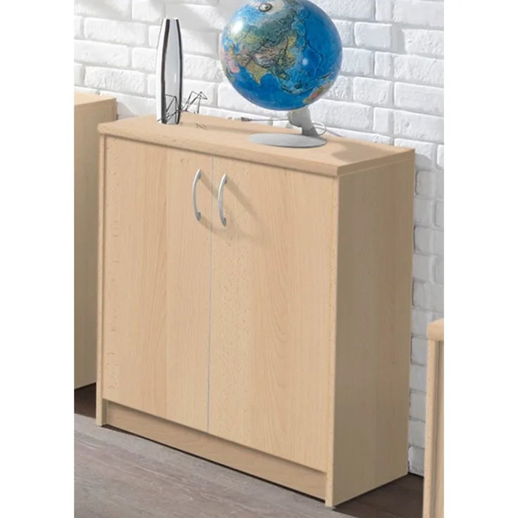 Stella Trading Kommode mit Türen, Buche Nachbildung, BxHxT 74 x 86 x 35 cm