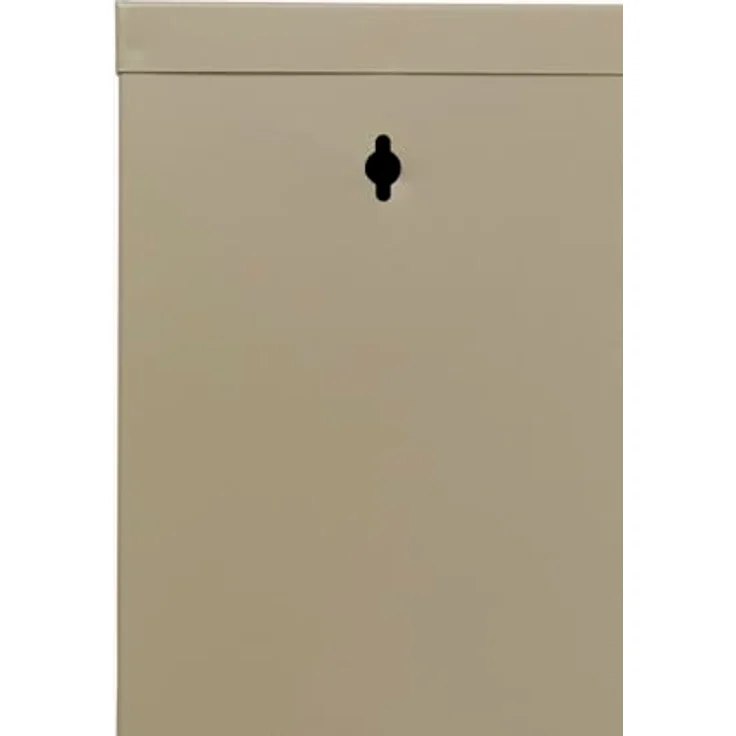 Kare Design Schuhschrank Caruso, Khaki, 173 x 50 x 15 cm, Schuhablage, Schuhkipper, Schuhregal, mit 3 Klappen, für 6 Paar Schuhe, Stahl, Schmal, Platzsparend, Hoch, Eingangsbereich – Bild 5