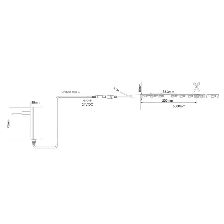 LED Streifen GRIP mit Fernbedienung, RGB Farbwechsel & Dimmer - 5 Meter – Bild 9