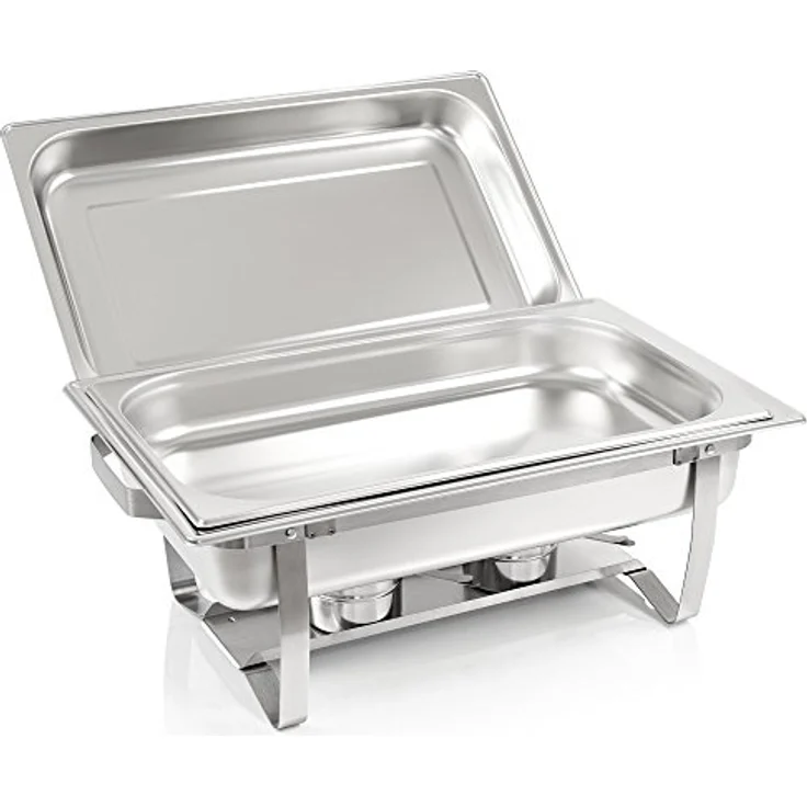 Mahlzeit Speisenwärmer Chafing dish "Lille" mit 1x 1/1 GN Warmhaltebehälter – Bild 5