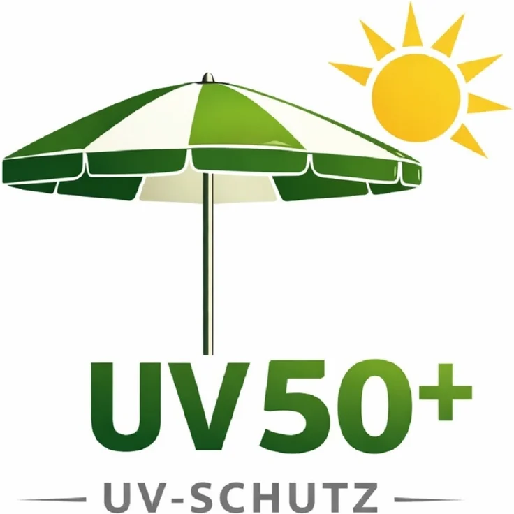 Gardissimo NEW SUNNY Sonnenschirm Ø 200cm Gartenschirm Kurbelschirm anthrazit – Bild 2