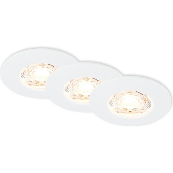 Briloner LED-Einbauleuchten Kulana Mini 3er Set Mini 3,6W 350lm weiß – Bild 3