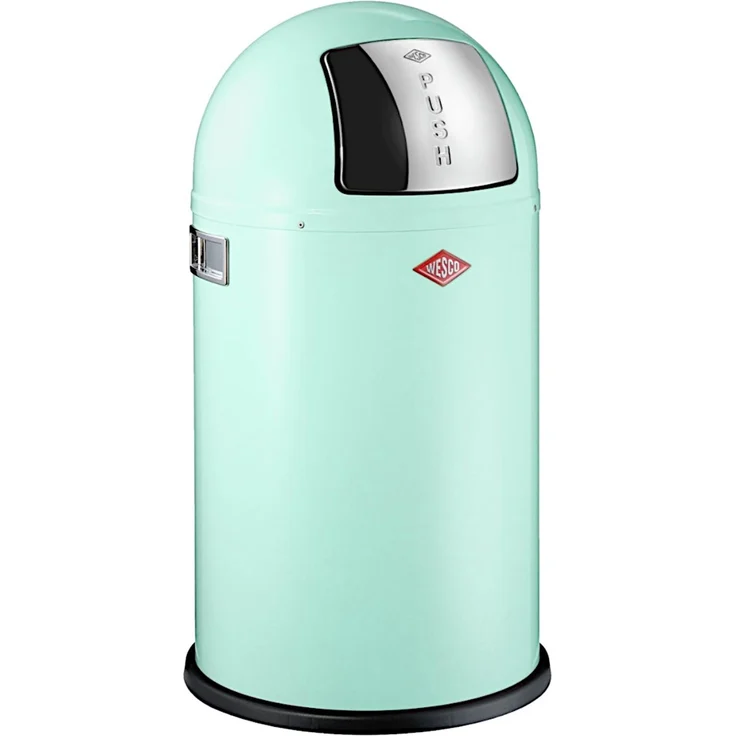 Wesco 'Pushboy Junior' Abfallsammler, 22 Liter, Stahlblech, Schwarz – Bild 9