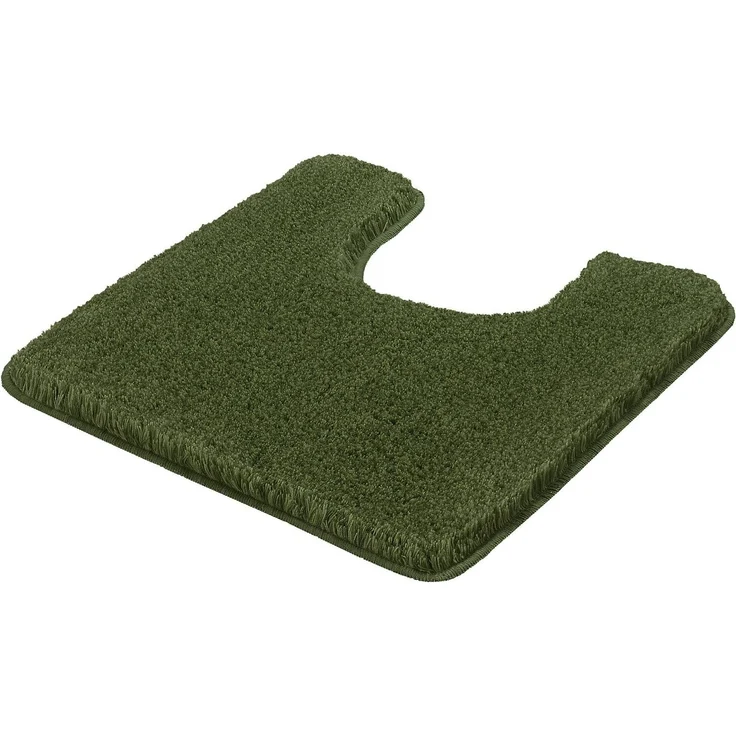 Kleine Wolke Badematte RELAX, Höhe 30 mm, rutschhemmend beschichtet, fußbodenheizungsgeeignet, Polyacryl, quadratisch, WC Vorleger mit Ausschnitt, Badteppich, Uni Farben, rechteckig, rund & als Set erhältlich – Bild 1