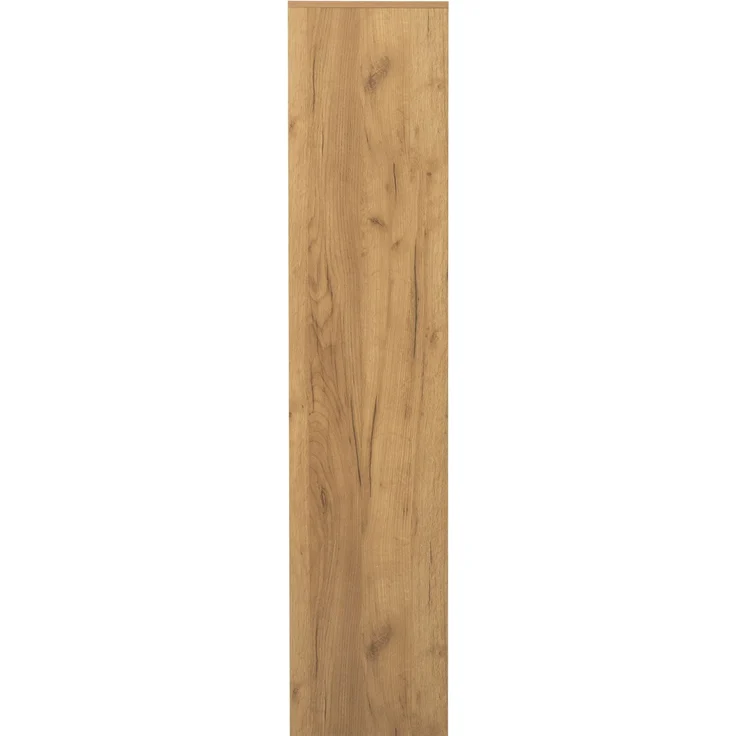 Vitrine 95x35x160 cm in Eichenoptik/Schwarz mit LED-Fach, 2 Türen und Soft-Close – Bild 8