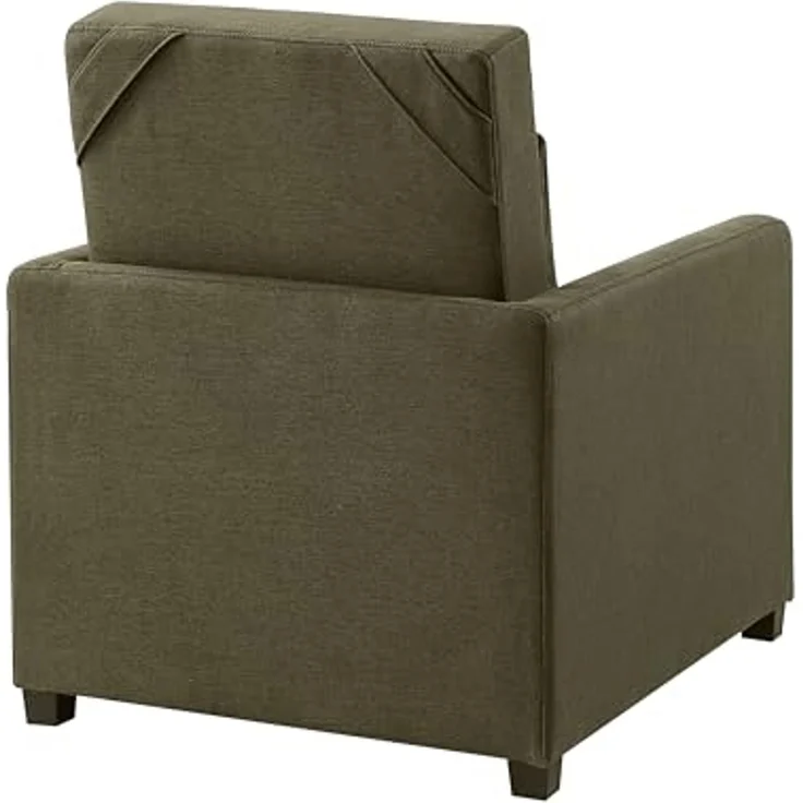 Atlantic Home Collection Schlafsessel Jerry, BxTxH: 74 x 89 x 89 cm, Liegefläche ca. 57x183 cm, mit Fernbedienungstasche, Grün, Polyester – Bild 5