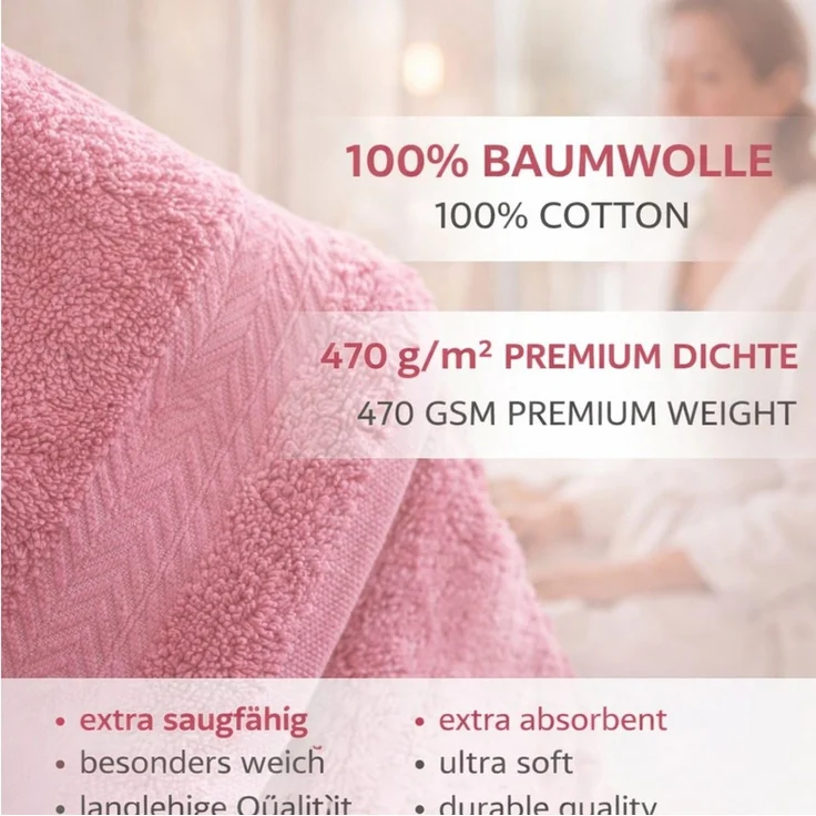 Betz Handtuch Set 10-tlg. Handtuch-Set PREMIUM, 100% Baumwolle (10-St), 100% Baumwolle – Bild 3