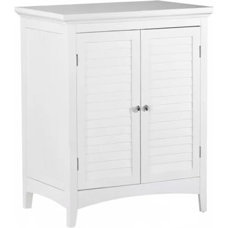 Versanora ELG-585 Badezimmer-Fußboden-Kabinett, MDF, Weiß, 66.04 x 33.02 x 81.28 cm – Bild 9