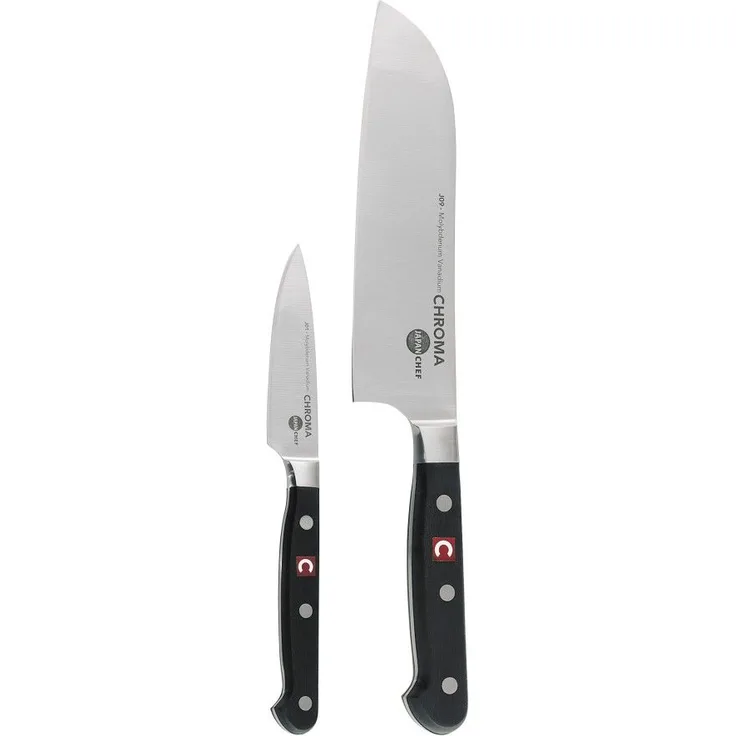 Chroma Japanchef Set: Schälmesser J-01 + Santoku J-09