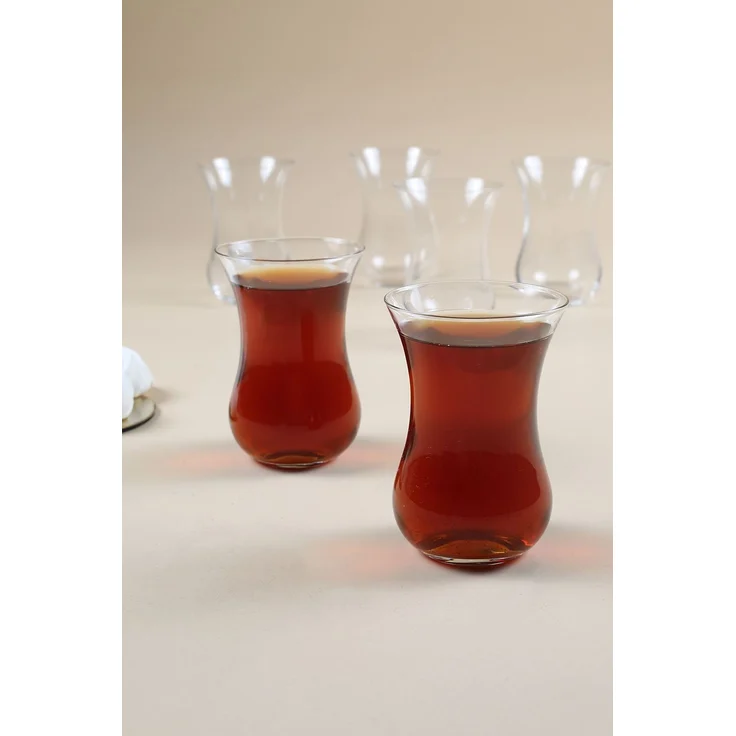 Hermia Concept 'Pure - Transparent' Teegläser-Set (6-teilig), Transparent, 6,6 x 6,6 x 7,7 cm, 120 ml – Bild 2