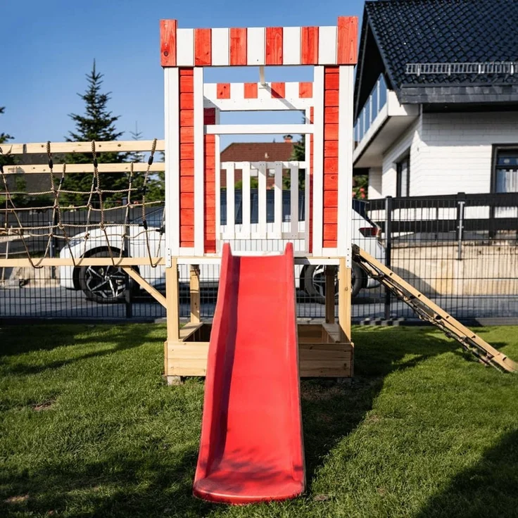 HOME DELUXE Spielpark inkl. Rutsche WUNDERLAND - 555 x 340 cm – Bild 4