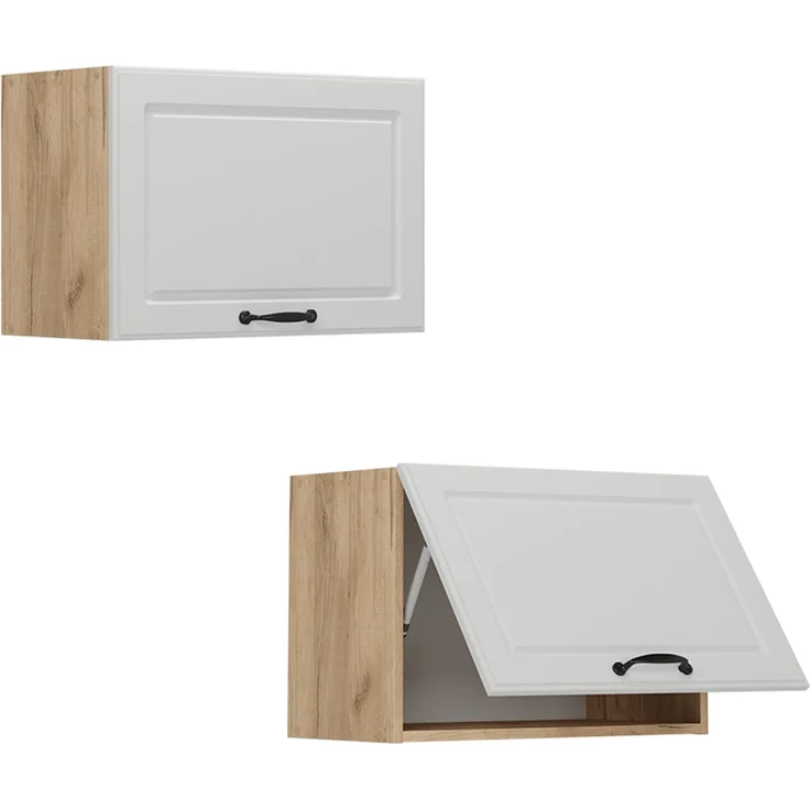 Hängeschrank R-Line Weiß Landhaus 60 cm Flach Vicco – Bild 5