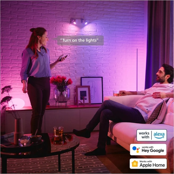 Philips Hue White & Col. Amb. GU10 Dreierpack 3x350lm/ – Bild 3