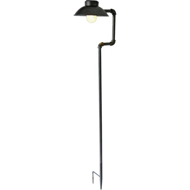LED Solar Steckleuchte in antik-schwarz JOSEPHINE