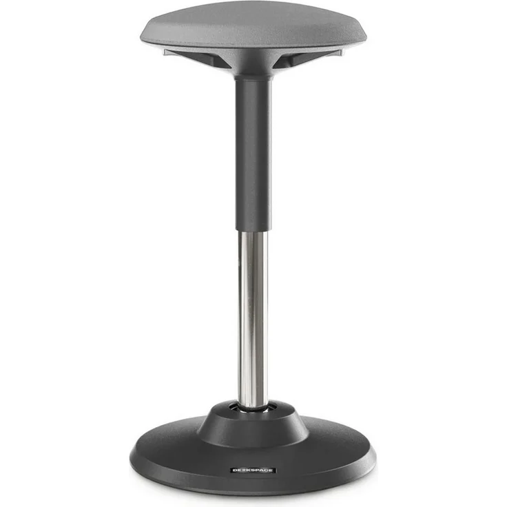 DESKSPACE Drehhocker Motion Ergonomischer Stehhocker - Höhenverstellbarer Bürohocker (Einzelartikel), Höhenverstellbarer Stehhocker mit ergonomischem Sitzkomfort – Bild 1