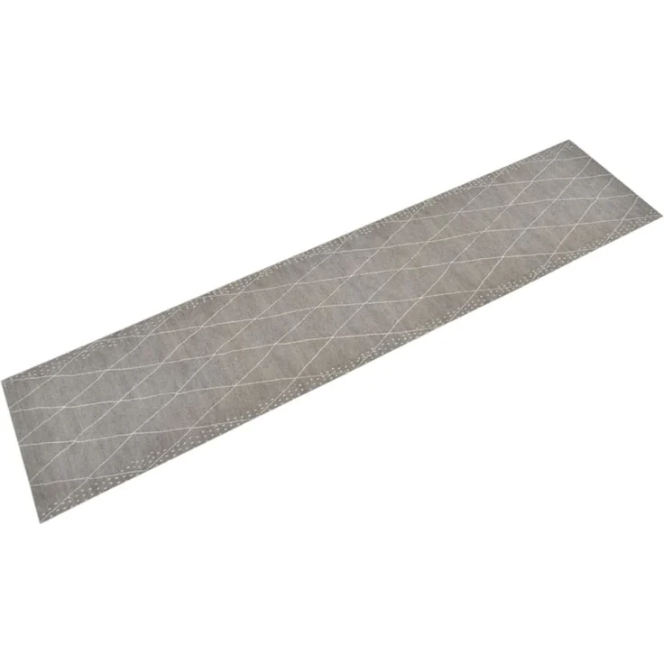 vidaXL Küchenteppich Waschbar Raute 60x300 cm Samt 136566 – Bild 1