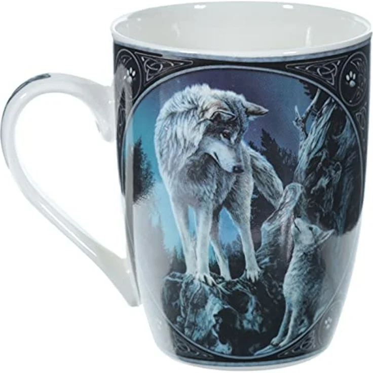 Puckator Tasse Lisa Parker - Wolf mit Welpe Kaffeebecher – Bild 3