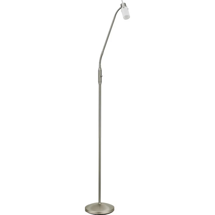 JUST LIGHT 11938-55 LED Stehleuchte 1-flammig 3000K GU10 Stahl – Bild 1