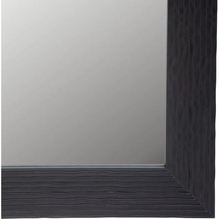 Carryhome 'TOBI' Spiegel, Kunststoff schwarz, 50 x 150 x 2.1 cm, senkrecht und waagerecht aufhängbar – Bild 2