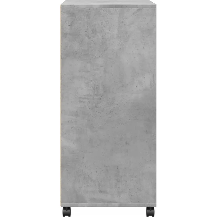 vidaXL Rollschrank Betongrau 55x40x91 cm Holzwerkstoff 853185 – Bild 4