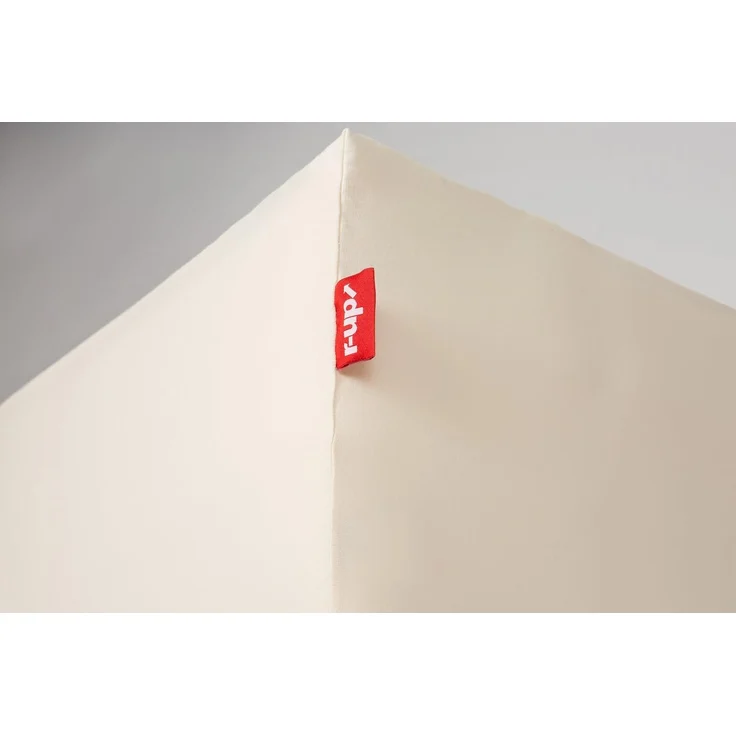 r-up Prima Spannbettlaken 180x200-200x220 bis 35cm Höhe natur 97% Baumwolle / 3% Elasthan 160g/m² – Bild 3