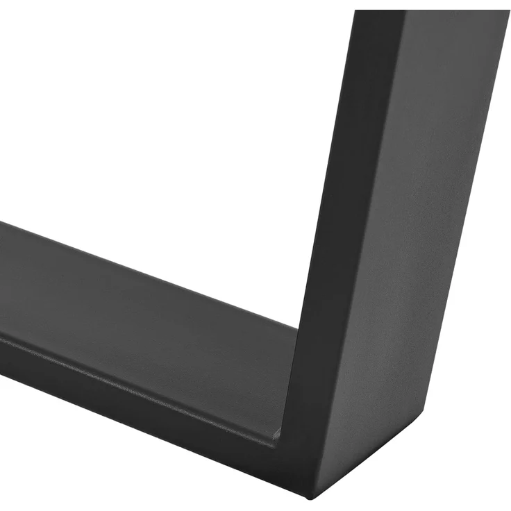2er-Set Tischgestell 55 - 75 x 72 cm Stahl Schwarz Matt en. casa – Bild 6
