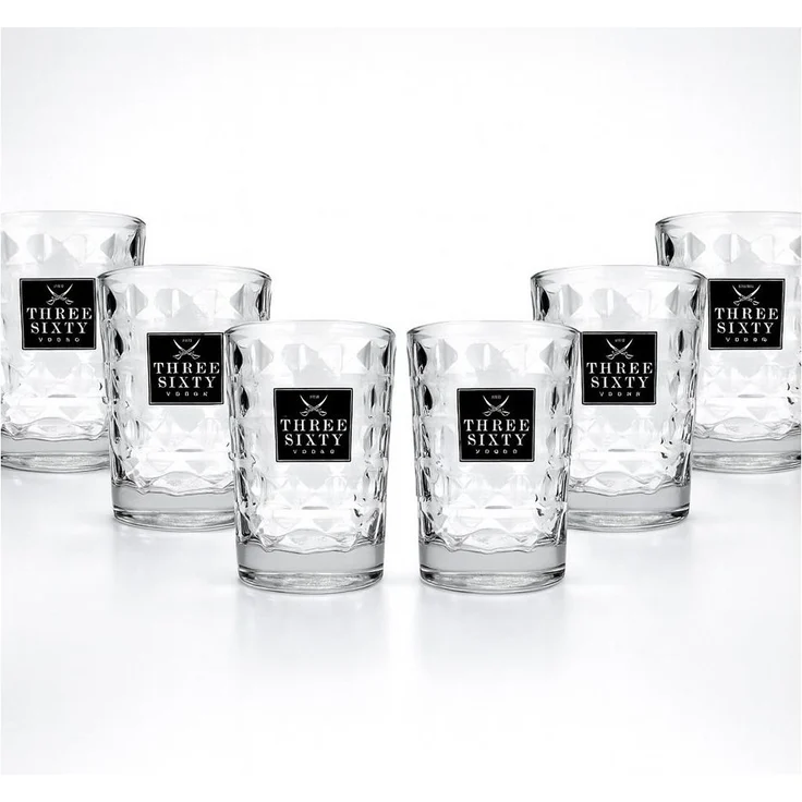 Three Sixty Tumbler Gläser Set – 6x Trinkgläser 0,2 l | Zeitloses Design für Bar & Alltag – Bild 5