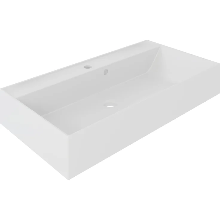 Waschtisch Bliss in grau inklusive Waschbecken 90 cm – Bild 7