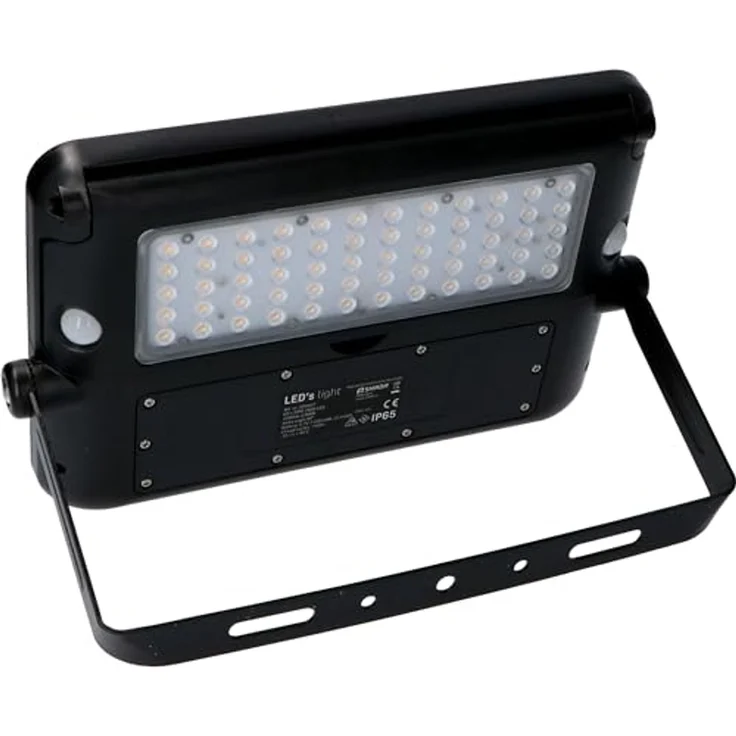 LED's light LED Solarleuchte 300407 Solar LED-Strahler, LED, schwarz Bewegungsmelder 10W warmweiß IP66 – Bild 2