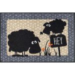 wash+dry by Kleen-Tex Fußmatte wash+dry Schmutzfangmatte Gertrud & Elsbeth - 50 x 75 cm, Höhe: 0 mm