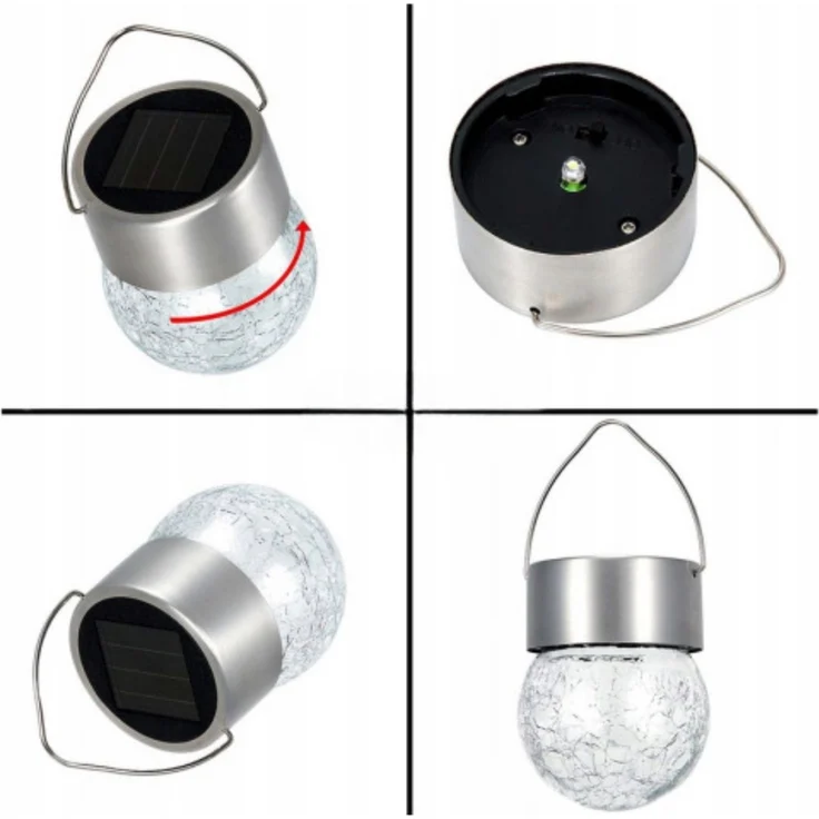 LW5 Solar Glühbirnenleuchte – LED Solarlampe für Garten, Terrasse & Außen – Bild 3