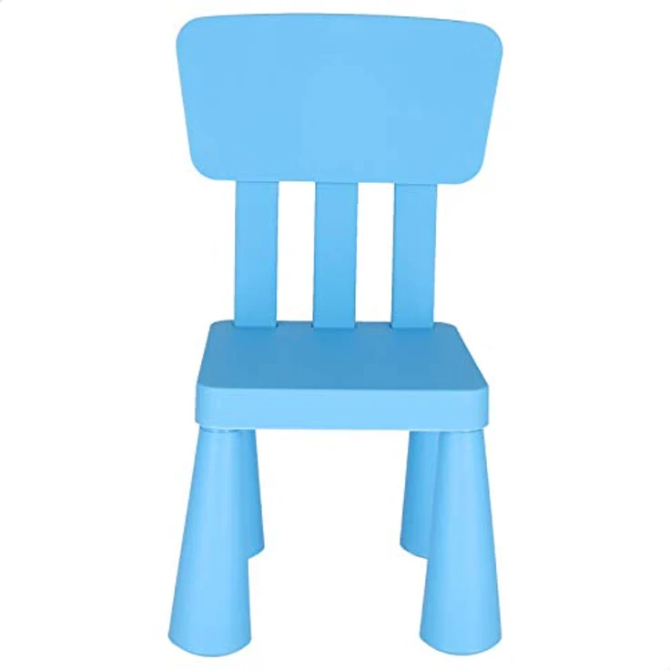 MUEBLEAR 90051 Kinder-Stuhl aus Kunststoff, 31 x 30 x 67 cm blau – Bild 4