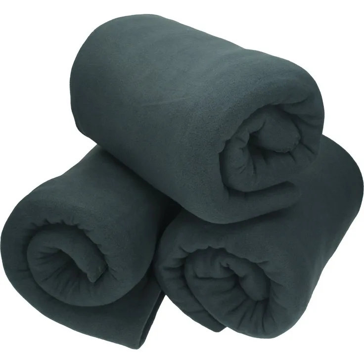 Wohndecke 3 Stück Fleecedecke Kuscheldecke Sofadecke Größe 130x170 cm, Betz, Qualität 180 g/m²