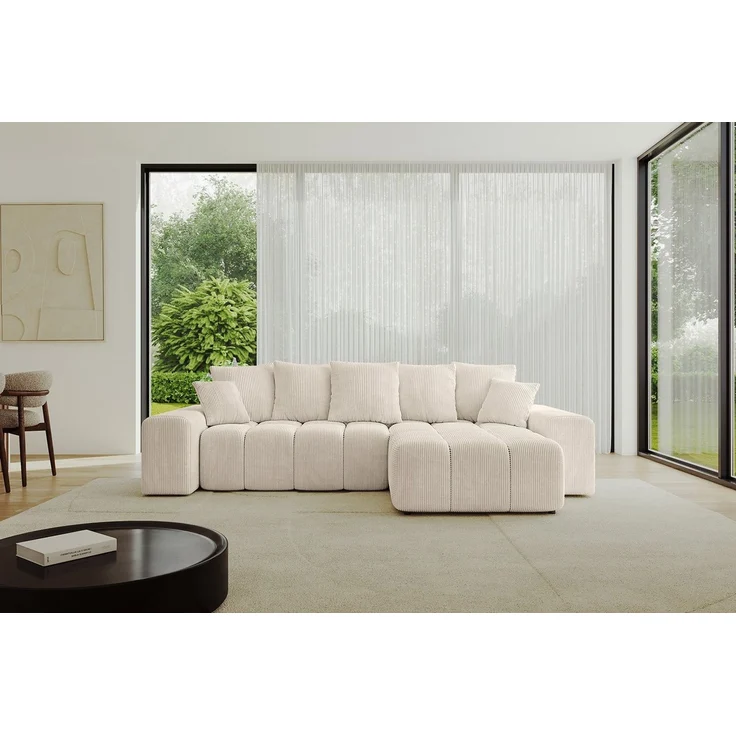ALTDECOR Ecksofa ENIL-L, Couch mit Schlaffunktion, Wohnzimmer - Wohnlandschaft, Corner Sofa Bett Eckcouch Couch L-Form Schlafcouch Ausziehbar – Bild 5