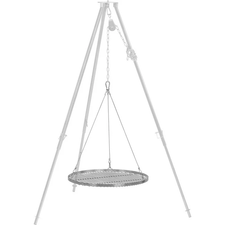 BBQ-Toro Grillrost Edelstahl Grillgitter Rund Ø 60 cm, Hängegrill Rost, V2A – Bild 3