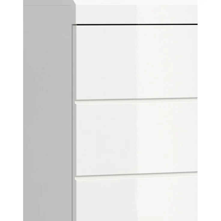Xonox Scout Badkombination (B/H/T: 60x191x34 cm) in weiß Nachbildung und weiß Hochglanz tiefzieh – Bild 7