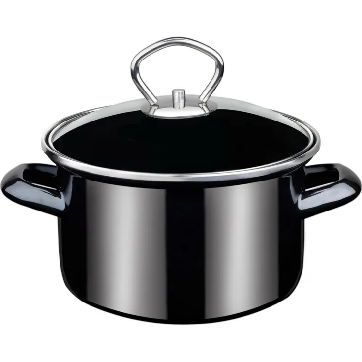 MICHELINO Ø 16 cm Emaille Bratentopf mit Deckel Serie: ZOE 46532