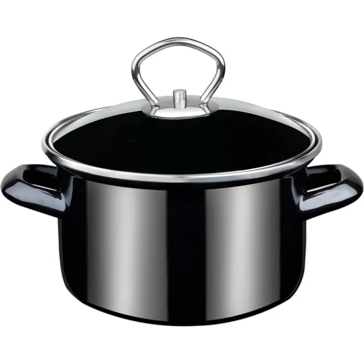 MICHELINO Ø 16 cm Emaille Bratentopf mit Deckel Serie: ZOE 46532