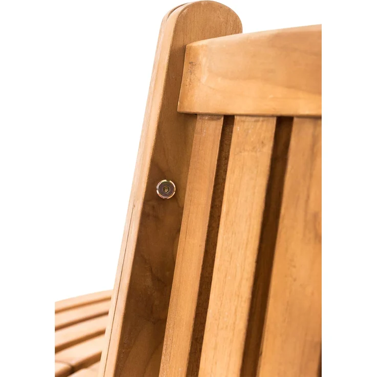 Baumbank VEGAD - Holz Teak 200x100x90 cm | Halbrunde Sitzbank Mit Lehne Baumbank Gartenbank Für Baum – Bild 2