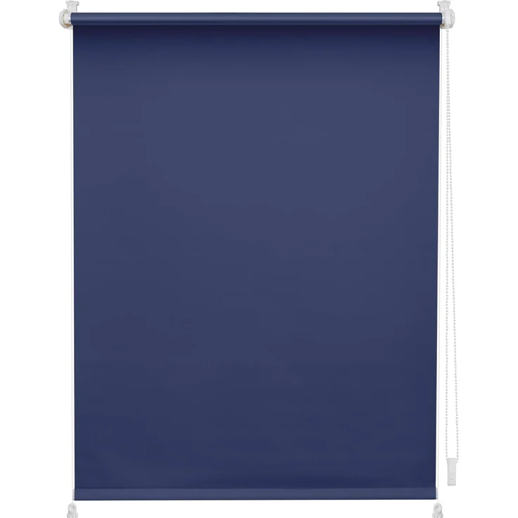 Lichtblick Sonnenschutzsysteme GmbH Verdunklungsrollo Barcelona 70x150 cm (BxL) Blau Verspannt; Klemm- und schraubbar; Thermofunktion – Bild 1