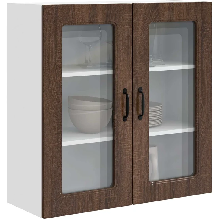 Hängeschrank, Küchenschrank Braun Eichen-Optik 80 x 31 x 80 cm – Bild 3