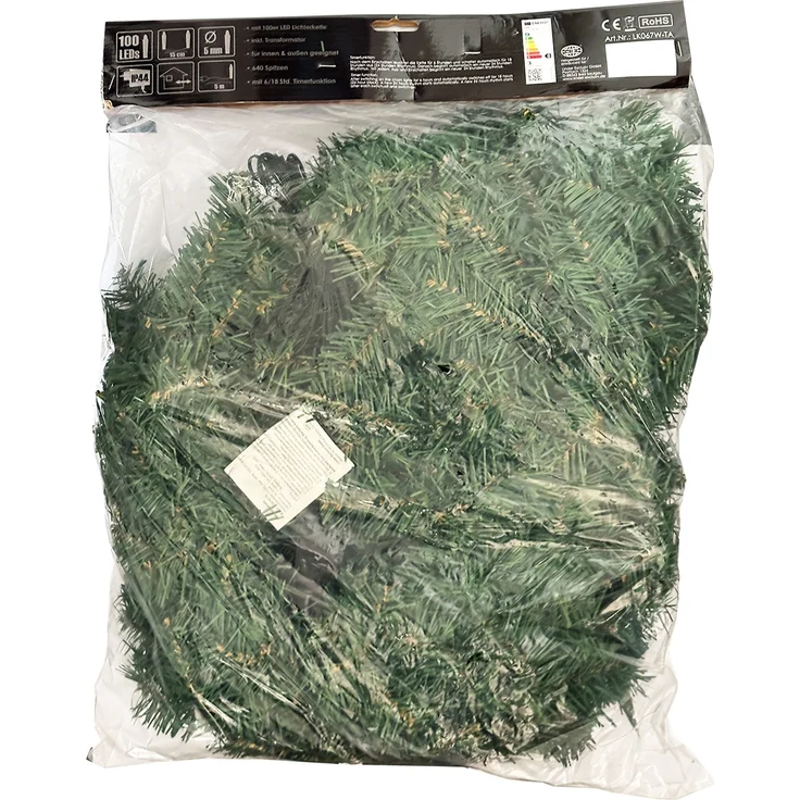 XXL LED Tannengirlande Weihnachtsbeleuchtung 810cm mit 100 LED – Bild 6