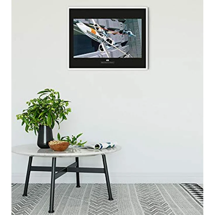 Komar Wandbild Star Wars Classic RMQ X-Wing vs TIE-Fighter, Kunstdruck 70 x 50 cm, fotorealistischer Druck, ohne Rahmen, für Kinder- und Schlafzimmer – Bild 2