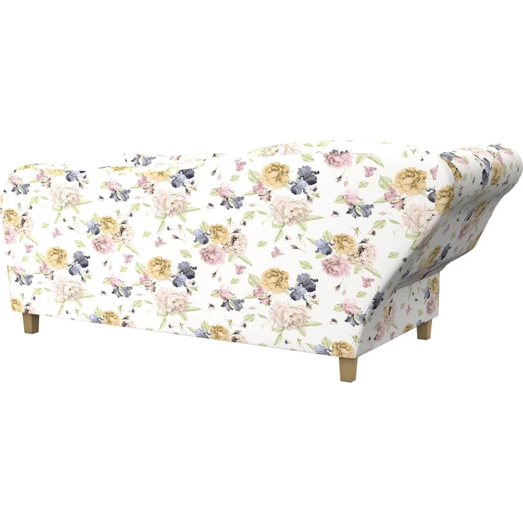 Max Winzer Recamiere mit Armteil links klappbar 'Selma', Flachgewebe beige geblümt, 82 cm x 88 cm x 190 cm – Bild 5