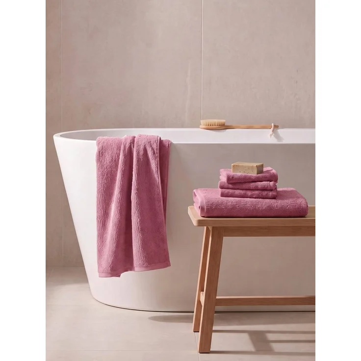 OTTO home Gästehandtücher Riva, 30x50, Premium Handtücher, 500 gr/m², Webfrottier (3-St), Hoch-Tief-Struktur, Streifen, weich, 5 Jahre Garantie – Bild 3