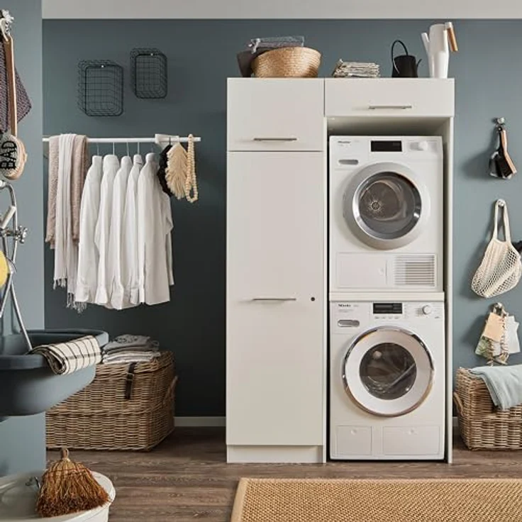 Laundreezy Mehrzweckschrank-Set LAUNDREEZY LDLK2, Breite 117,5 cm – Bild 3