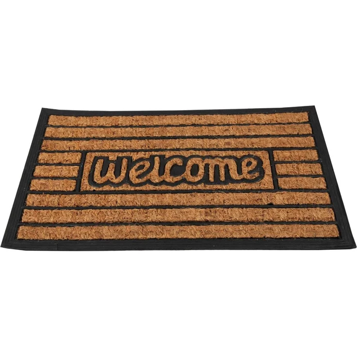 Bestlivings Fußmatte Kokos, "Welcome" Schriftzug ( 40x60 cm ), Design: Stripes – Bild 3
